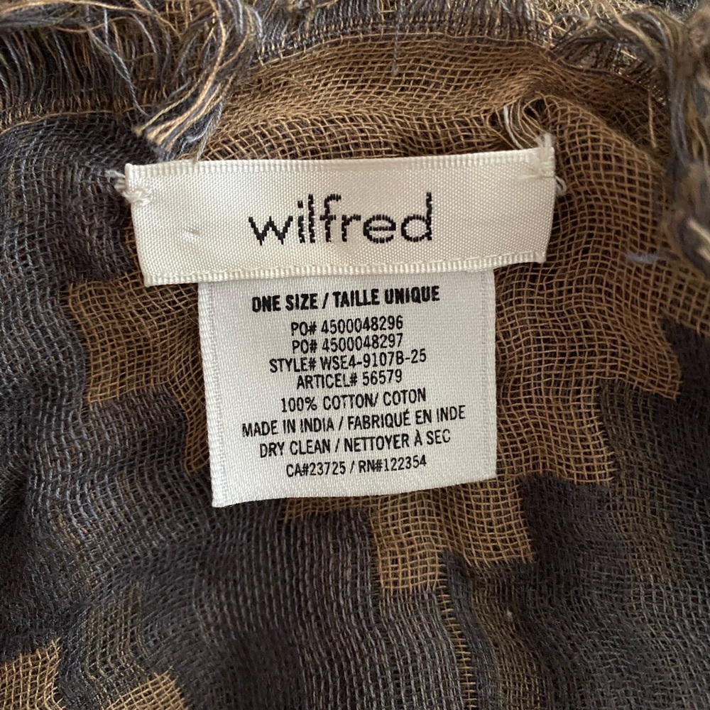 Wilfred Mosaic Cotton Blanket Scarf